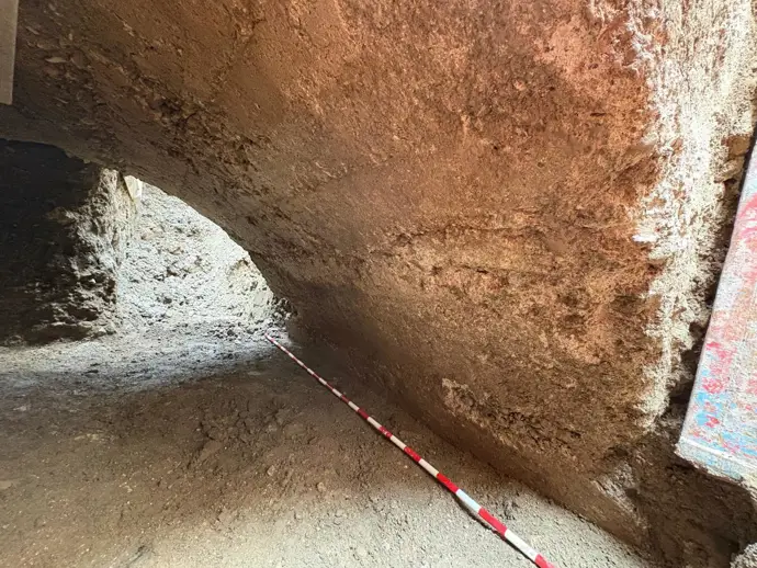 Restos de un puente surgen en las obras del Coso; Caesar Augusta llegaba hasta el río Huerva