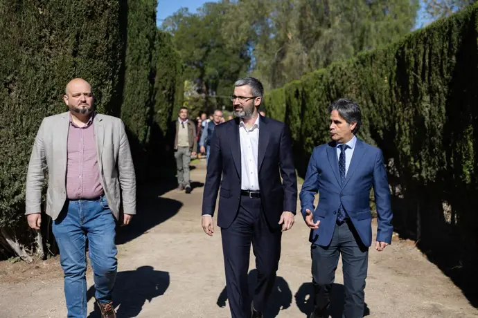 La MCT comienza la renaturalización del parque de Tentegorra con un proyecto que utiliza el agua