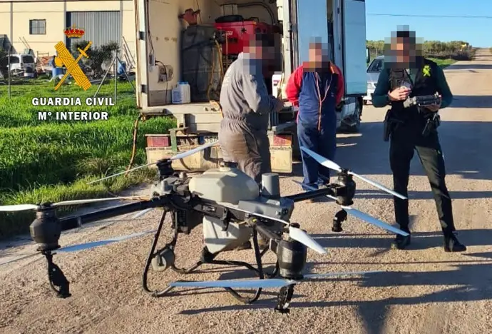 Un dron sobrevoló inesperadamente el helipuerto del Hospital Don Benito-Villanueva en área