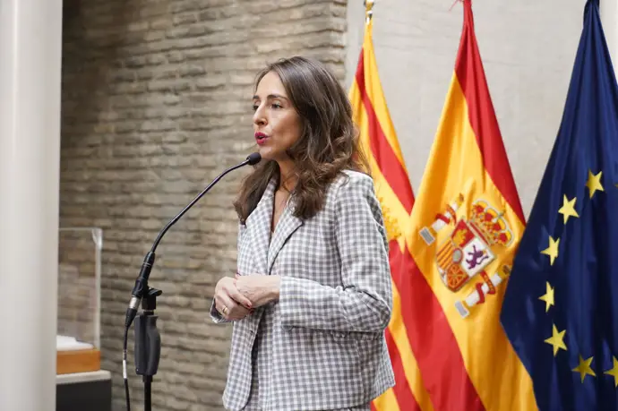 La presidenta de las Cortes de Aragón sugiere a Jorge Azcón como candidato a la presidencia de la