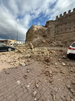 Técnicos intervendrán en la torre derrumbada del castillo de Escalona y en otras dos estructuras