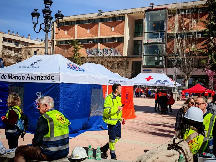 Más de 200 personas participan en Cuenca en un simulacro del Plan Regional de Inundaciones