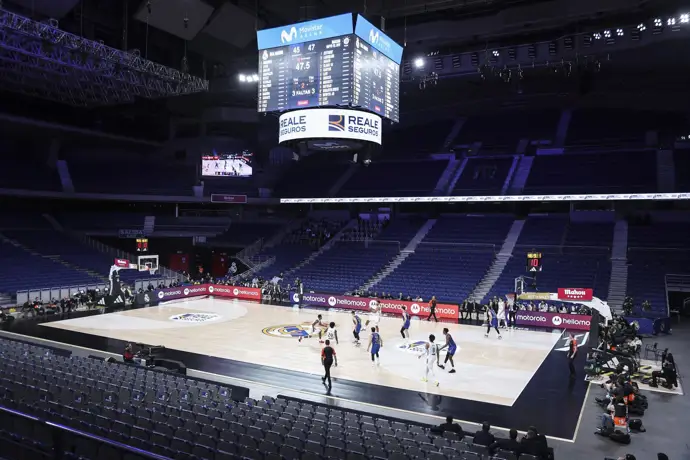 El partido de baloncesto entre el Real Madrid y Hapoel Tel Aviv se jugará sin público por