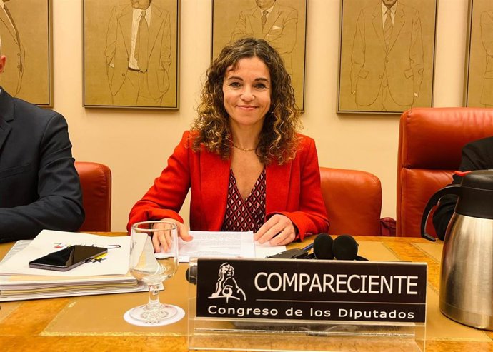 Archivo - La secretaria de Estado de Turismo, Rosario S&aacute;nchez , durante su comparecencia en la Comisi&oacute;n de Industria y Turismo del Congreso de los Diputados.