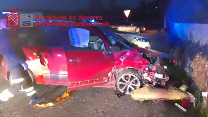 Accidente entre dos vehículos en Lónguida deja a una persona herida y genera preocupación en la