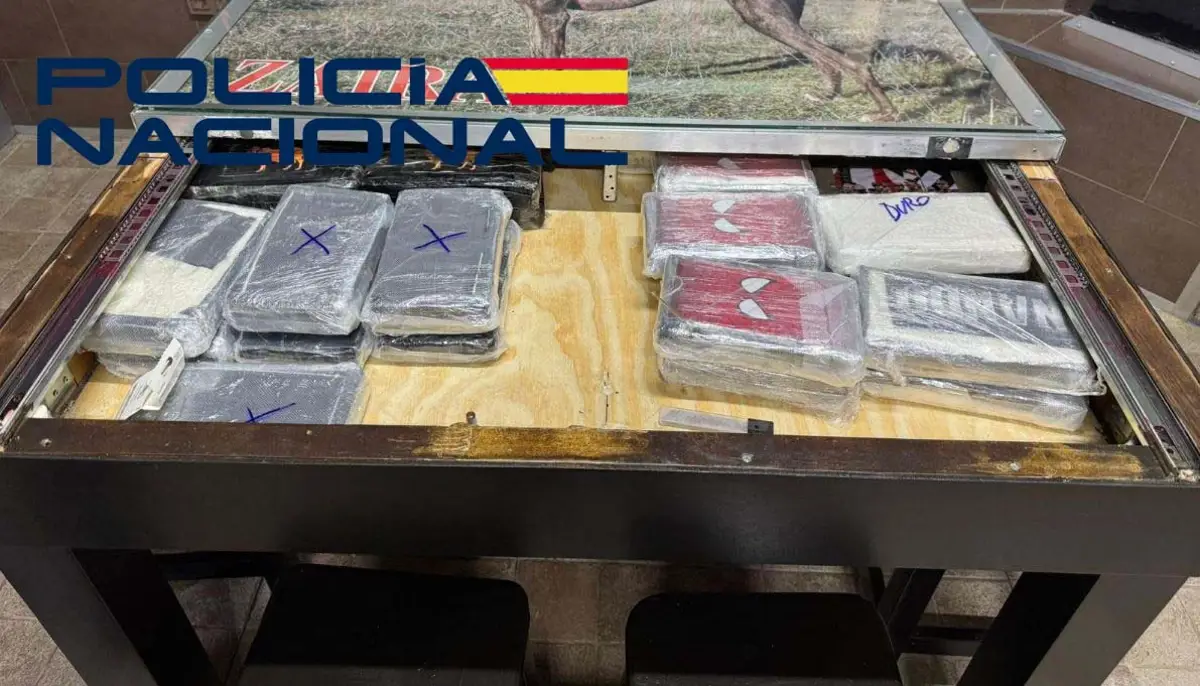 Interceptados en Badajoz 37 kilos de cocaína destinados a su distribución en toda la región