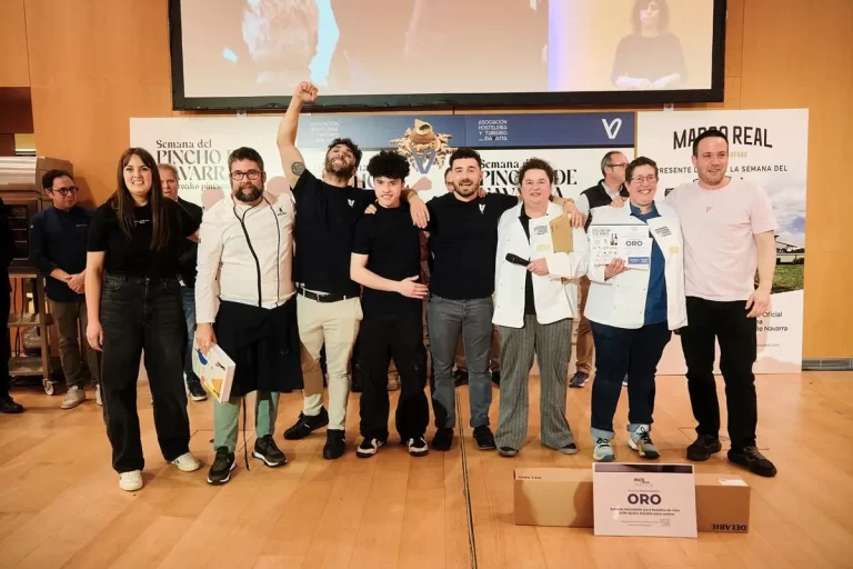 Bar Amatxo y Bar Gatza, ganadores ex aequo de la 26ª Semana del Pincho de Navarra.