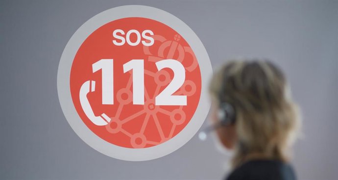 Archivo - Imagen de la sala del 112 SOS Navarra.