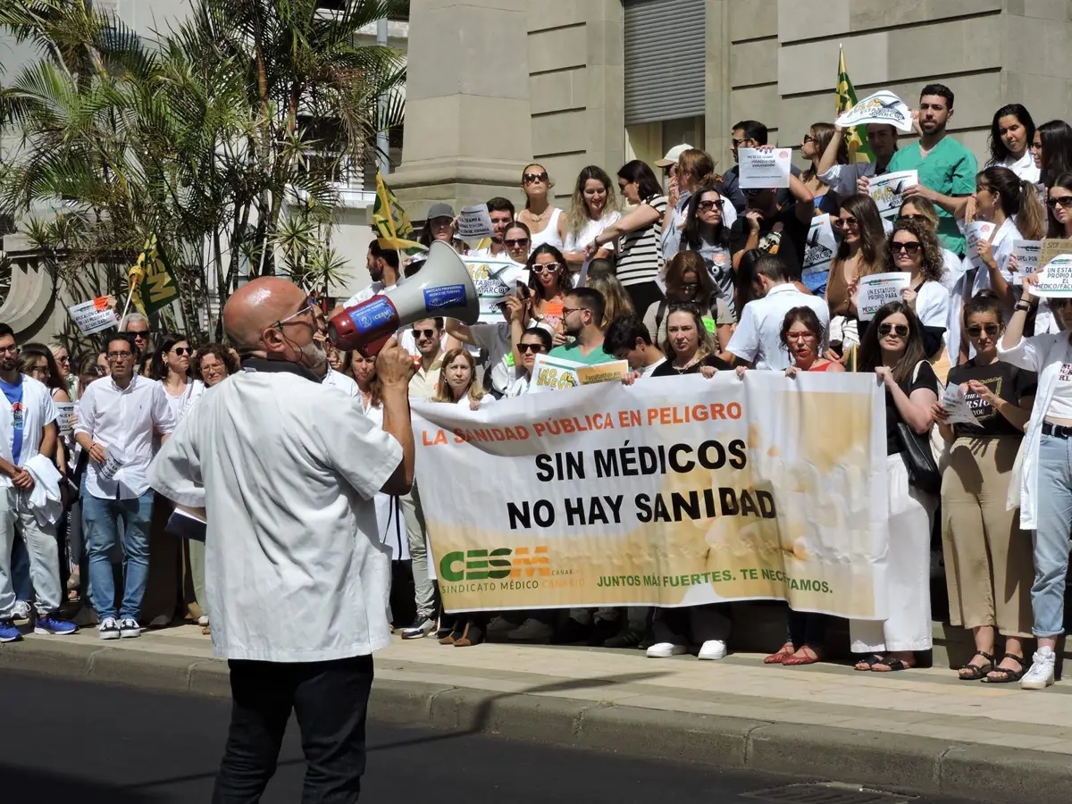 La protesta de los médicos en el Servicio Canario de Salud se reanudará el 27 de abril