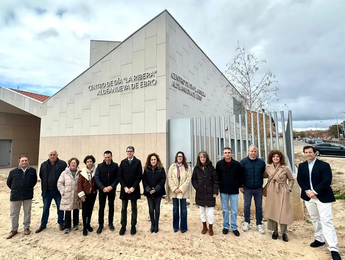 Capellán y Arraiz visitan el nuevo Centro de Día en Aldeanueva de Ebro con 30 plazas disponibles