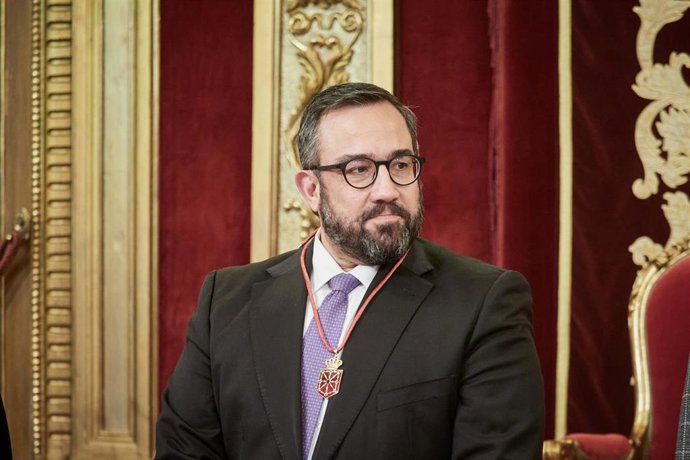 El vicepresidente primero, consejero de Presidencia e Igualdad y portavoz del Gobierno de Navarra, Javier Rem&iacute;rez.
