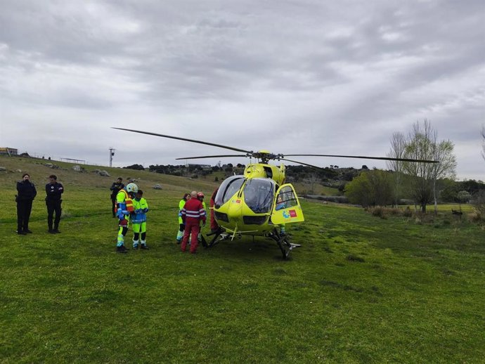 Herido grave un hombre de 67 a&ntilde;os en una finca de Colmenar Viejo con una pierna atrapada en una mula mec&aacute;nica