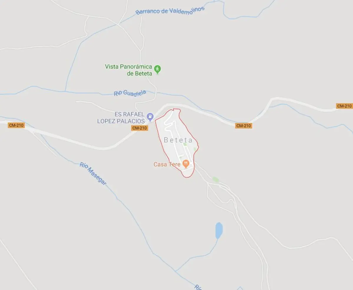 Cuatro personas resultan heridas, dos de ellas menores, tras un accidente de coche en Beteta