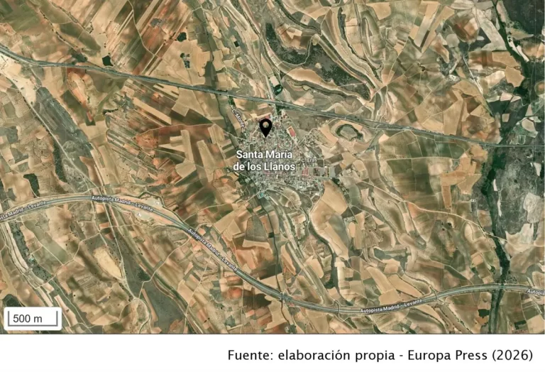 Fallece un hombre de 70 años tras un accidente de tráfico en Santa María de los Llanos