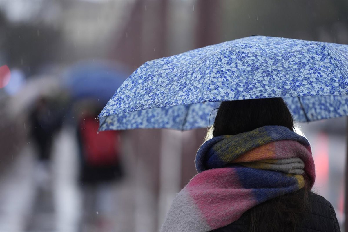 Aviso naranja por lluvias este sábado en gran parte de Navarra. Se recomienda precaución