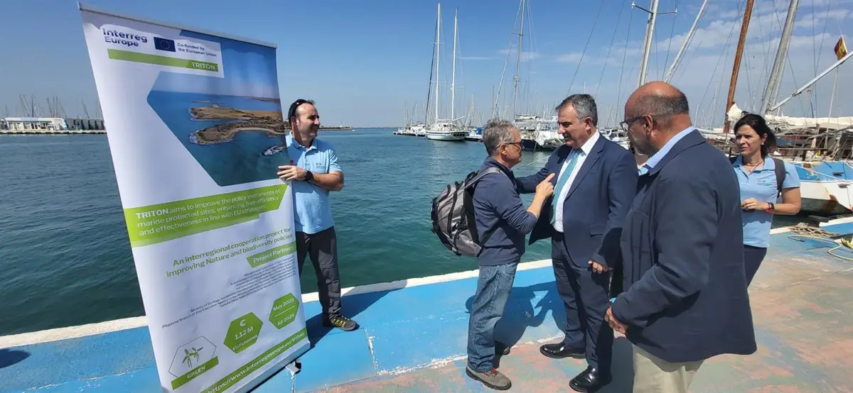 Representantes de varios países europeos visitan la región para conocer el proyecto Tritón