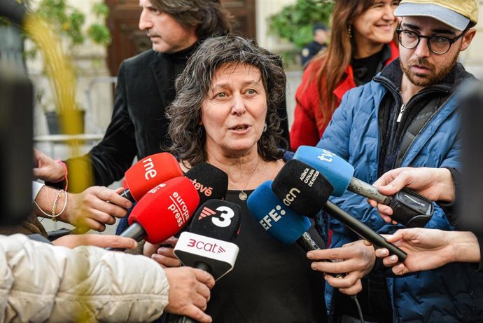Archivo - La diputada de la CUP, Pilar Castillejo.