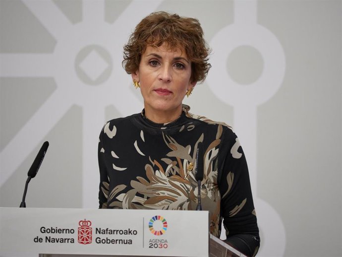 Archivo - La presidenta de Navarra, Mar&iacute;a Chivite.