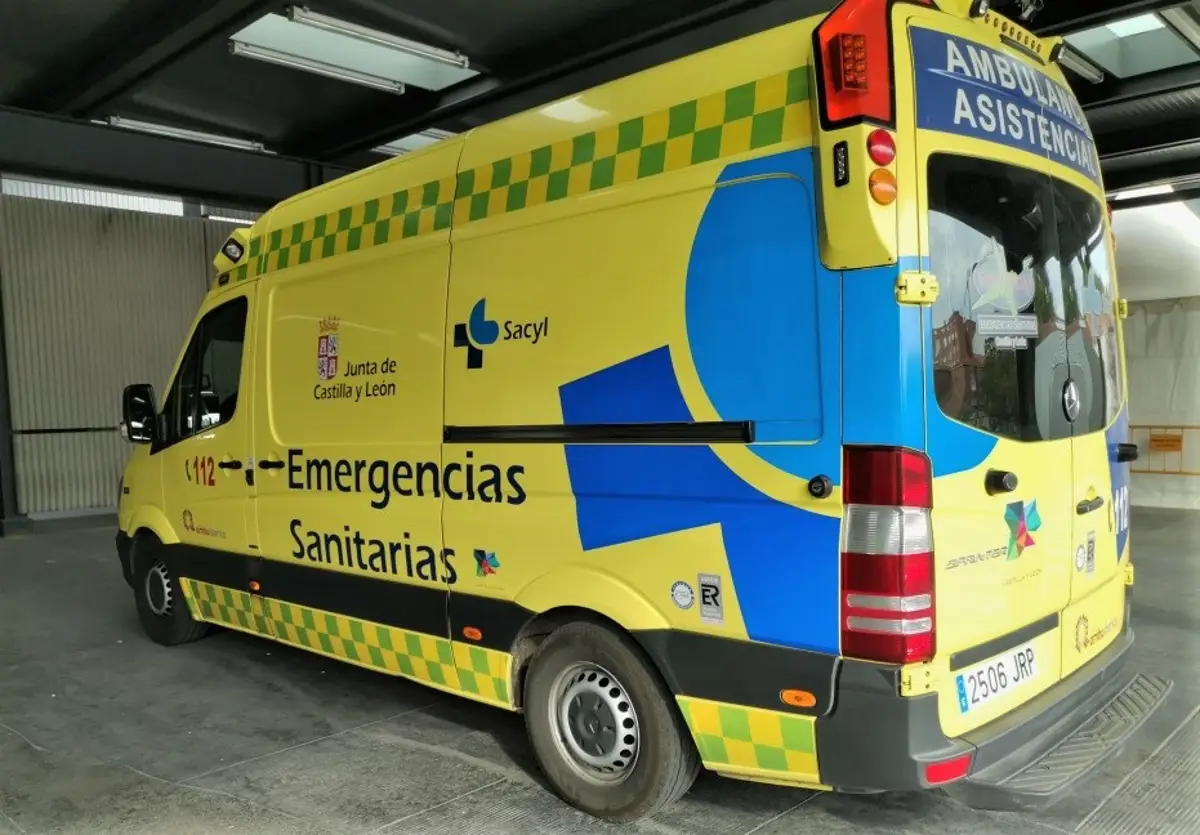 Accidente en Burgos deja un herido tras la colisión de una moto y un coche
