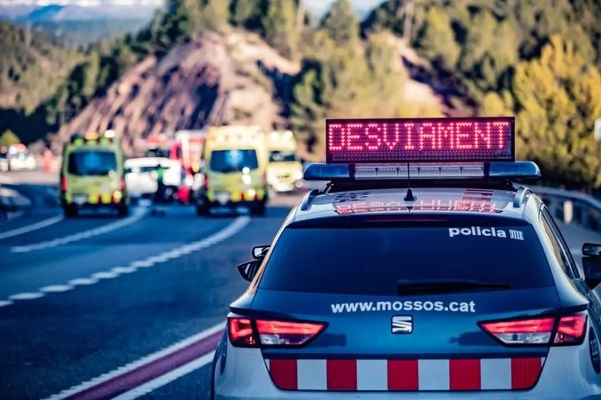 Un accidente en la C-31 en Cubelles causa 8 heridos, 5 de ellos graves y uno crítico