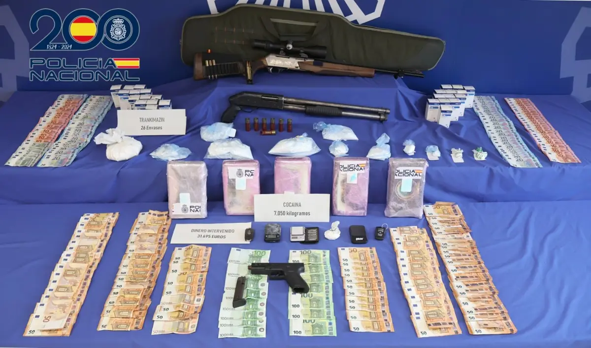 Operativo en Salamanca deja tres arrestos y se incautan más de siete kilos de cocaína