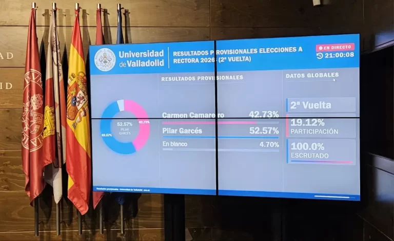 Pilar Garcés es elegida rectora, marcando un hito en la historia de la UVA como la primera mujer