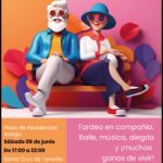 El "II Tardeo +60" reunirá a unas quinientas personas en una jornada de diversión y convivencia