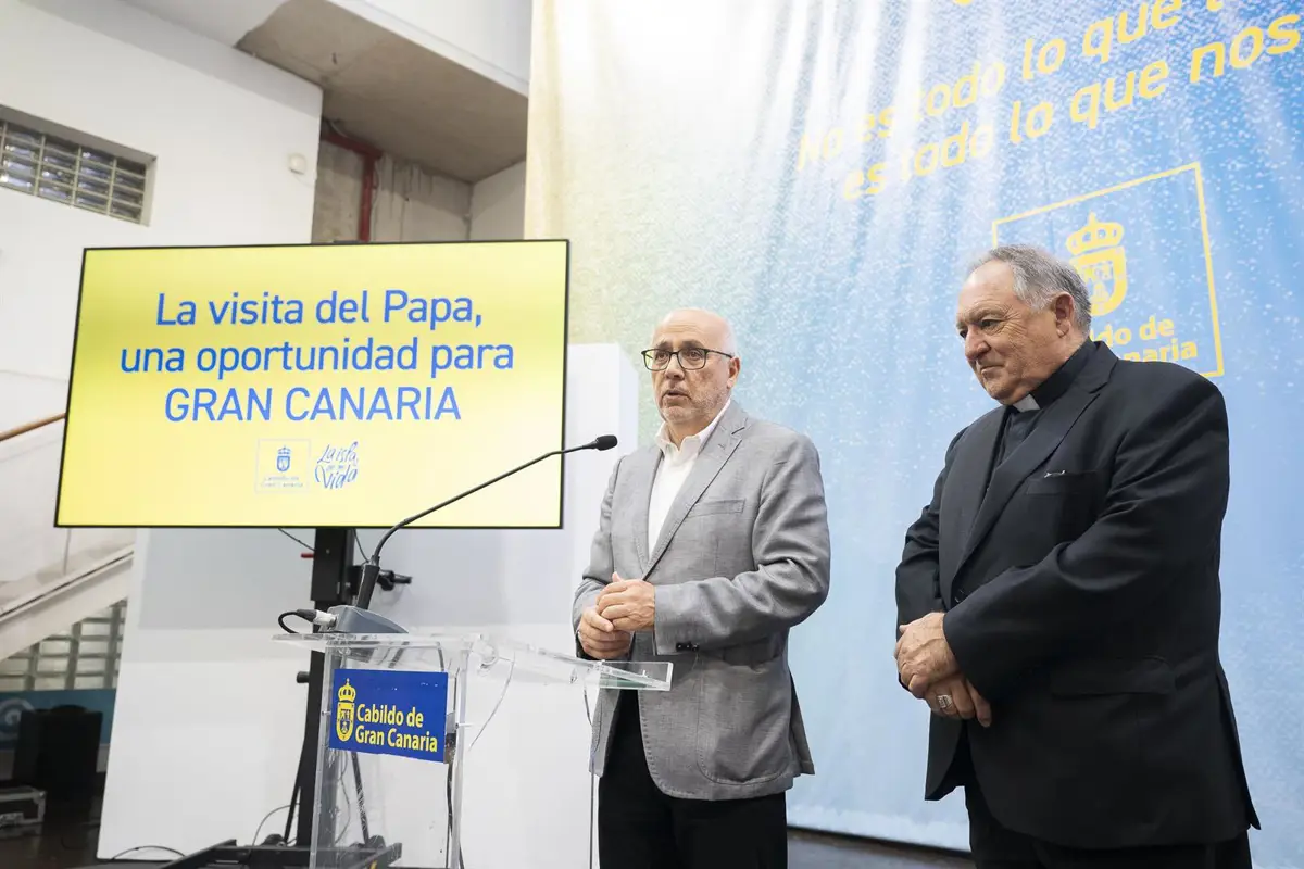 Medidas de movilidad en Gran Canaria por la visita del Papa León XIV se anunciarán pronto