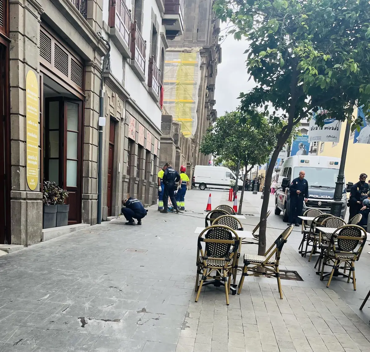 La Policía Nacional aborda la fase crítica del dispositivo de seguridad en Las Palmas de Gran