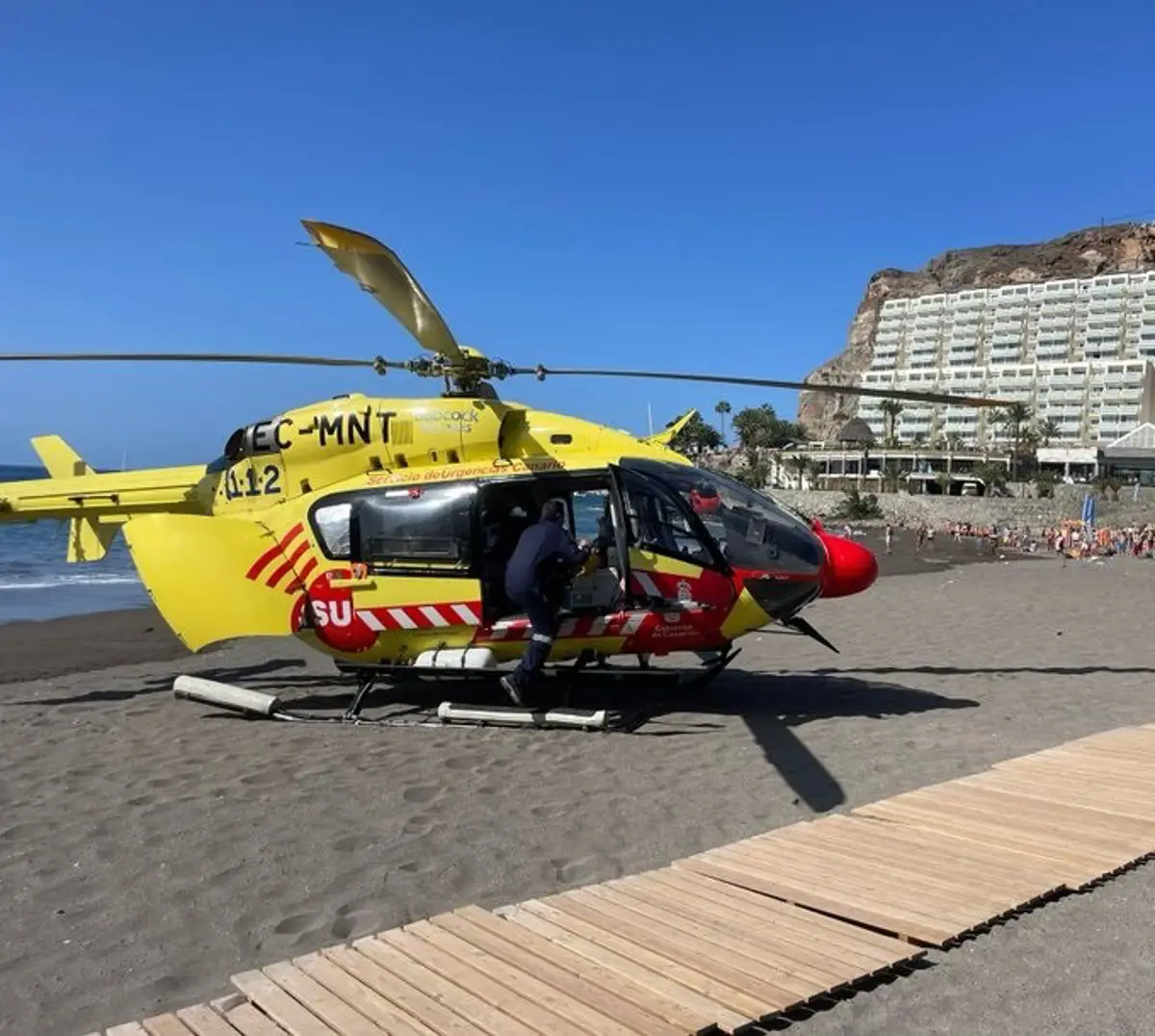 Bebé de un año en estado crítico tras ser rescatada de una piscina en La Oliva, Fuerteventura