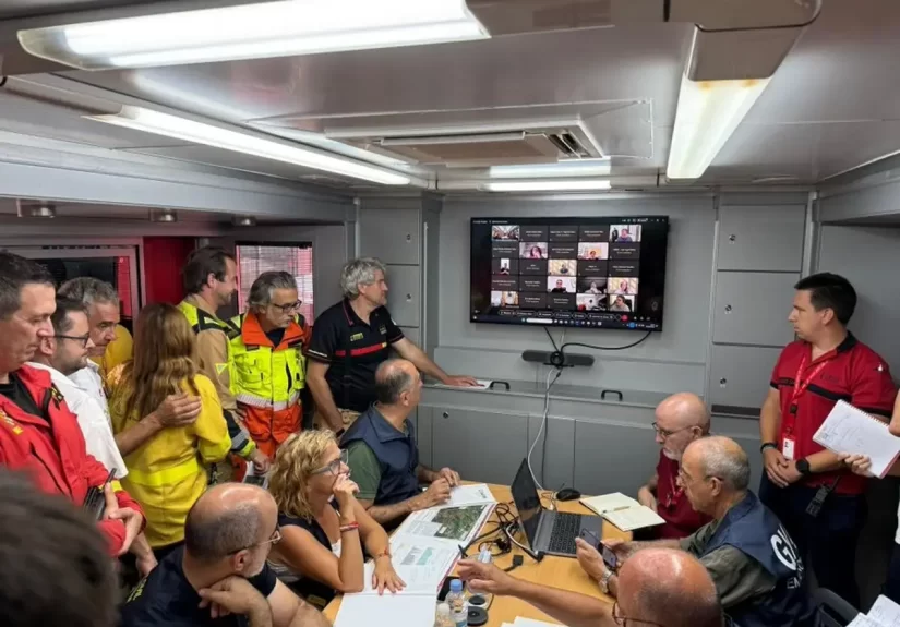 Los vecinos han mostrado gran responsabilidad ante el incendio de Segorbe que sigue activo