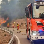 El alcalde de Tuéjar expresa su dolor por el incendio que afecta a la comunidad