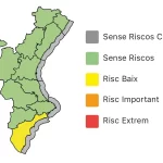 Emergencias pone fin a las alertas en Valencia y mantiene la amarilla por lluvias en Alicante